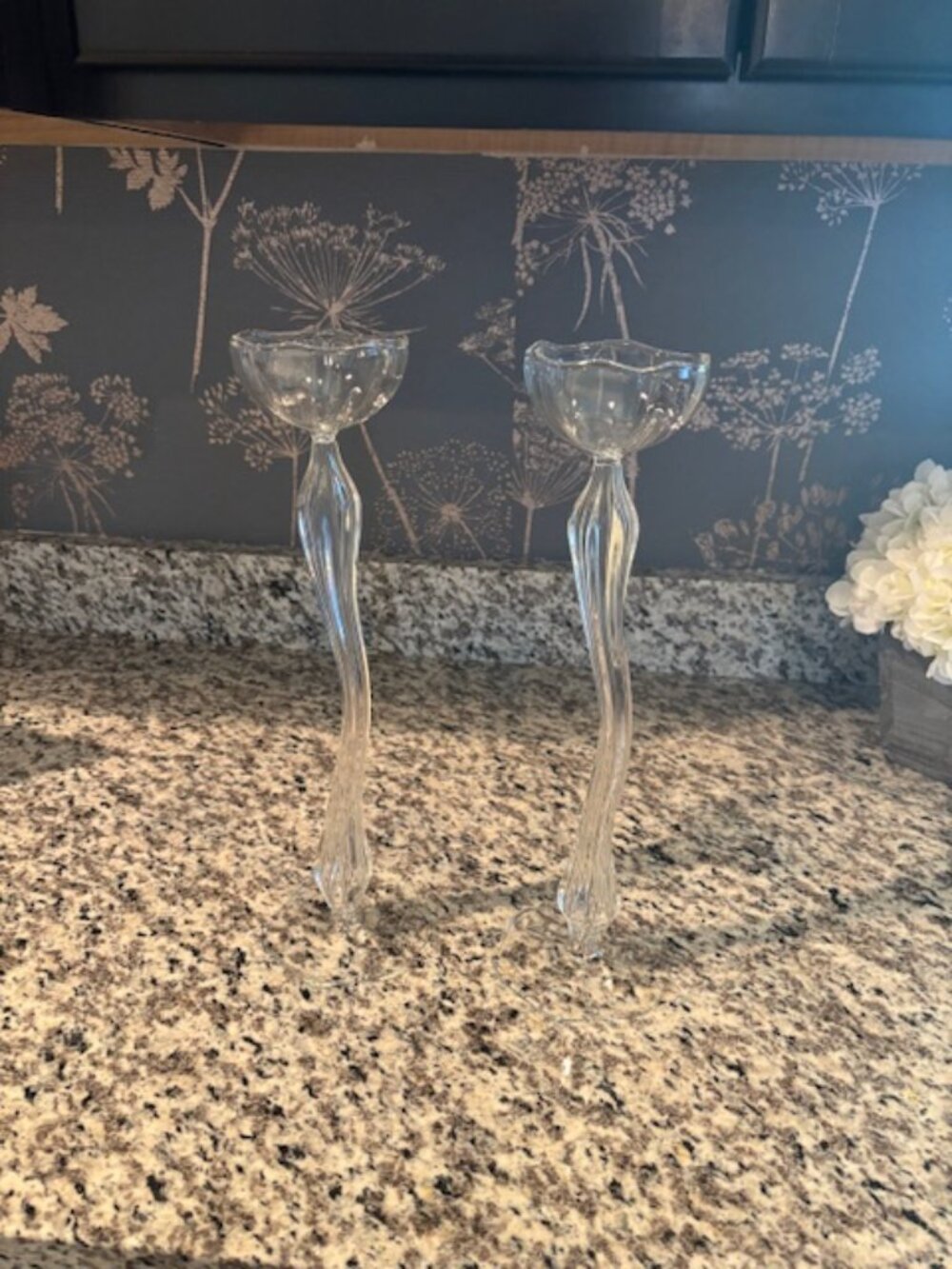 NEW Crate & Barrel set of candle sticks - SALE! Wedding/Anniversary gift / decor